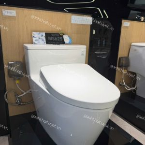 Bàn cầu một khối nắp điện tử ToTo mã MS885CDW24