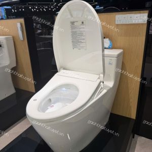 Bàn cầu một khối nắp điện tử ToTo mã MS885CDW24