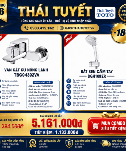 Combo thiết bị vệ sinh TOTO 06