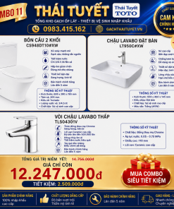 Combo thiết bị vệ sinh TOTO 11