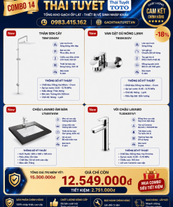Combo thiết bị vệ sinh TOTO 14
