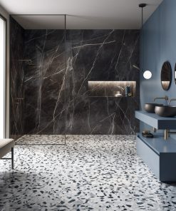 Gạch nhập khẩu Italia 120x120 Calacatta Black