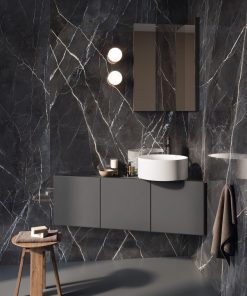 Gạch nhập khẩu Italia 120x120 Calacatta Black