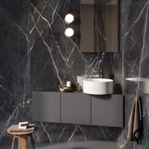 Gạch nhập khẩu Italia 120x120 Calacatta Black