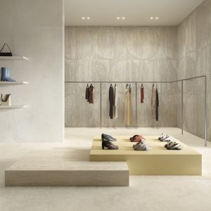 Gạch nhập khẩu Italia 120x120 Travertino Bianco Cross Cut