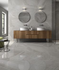Gạch ốp lát Tây Ban Nha 60x120cm vân chảy cát xám Corus Crema