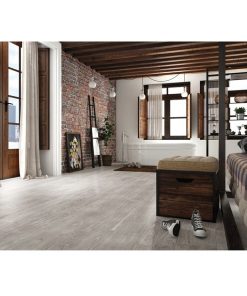 Gạch ốp tường Tây Ban Nha 23x120cm màu ghi GBA01