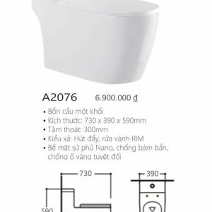 Bàn cầu một khối kolni mã A2076