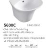 Chậu liền khối chân lửng Kolni mã 5600C